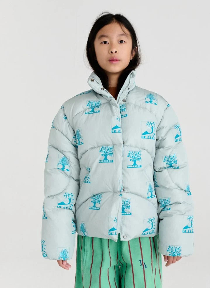 True Artist - Ex Libris puffer jacket | Light blue