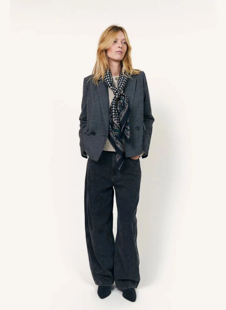 Lollys Laundry - Antonella Wool Blazer | Grey