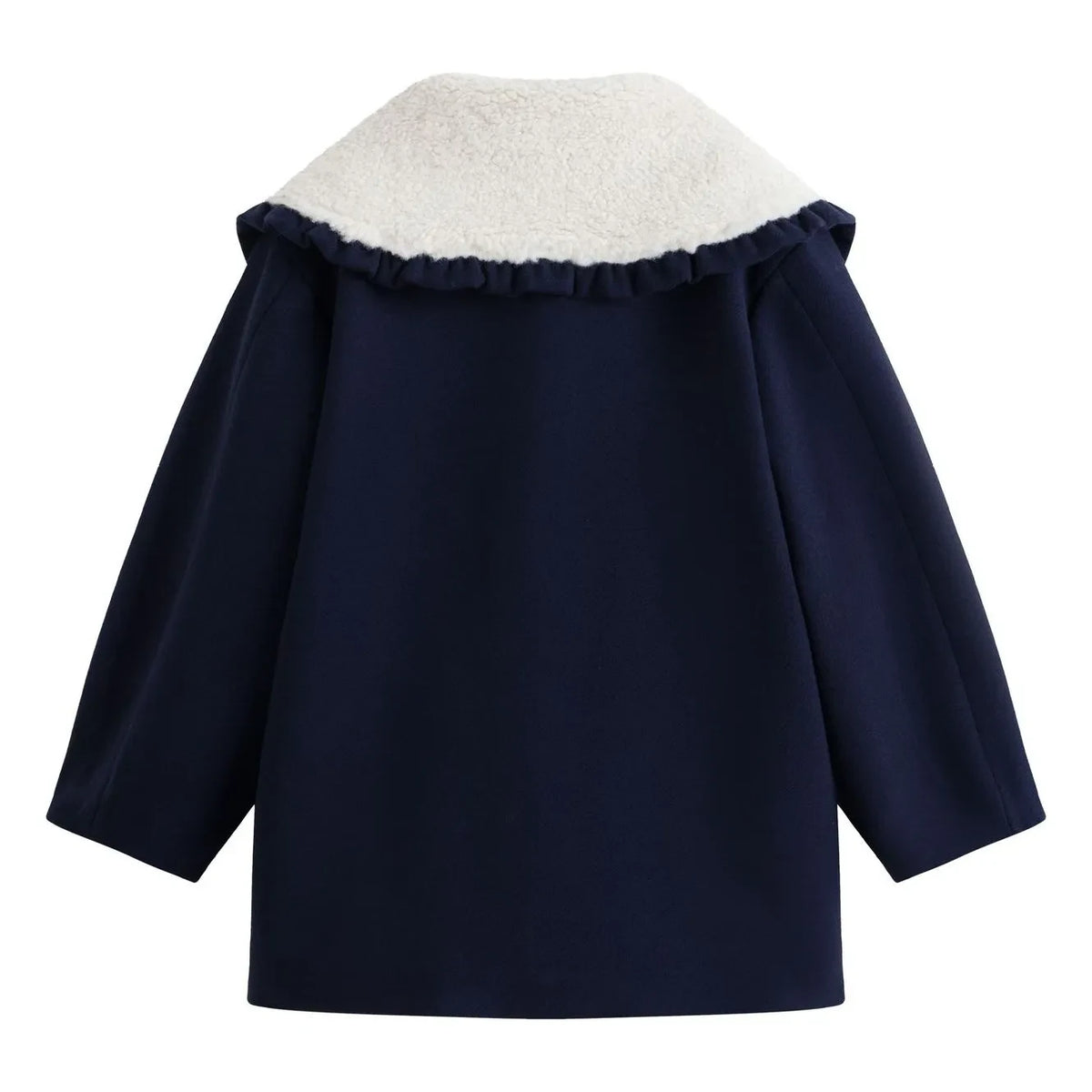 C'era Una Volta - Embroidered Nancy Coat | Navy