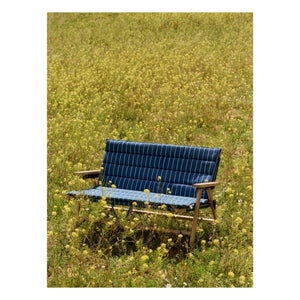 Hay - Outdoor Market foldable bench, Jasper Morrison | Blue
