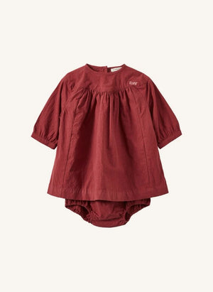 Caramel - Taylan Poplin Baby Dress | Berry