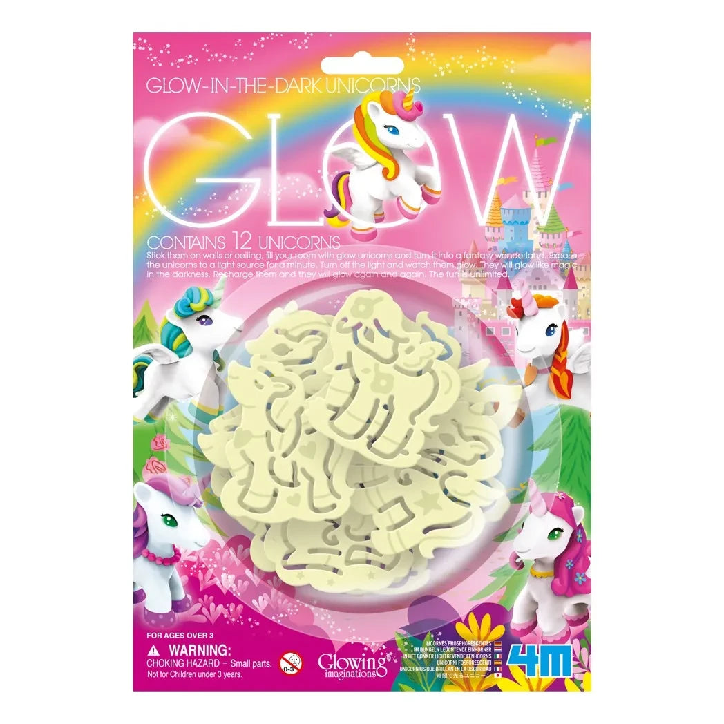 4M - Glow-in-the-Dark Unicorn Stickers Set