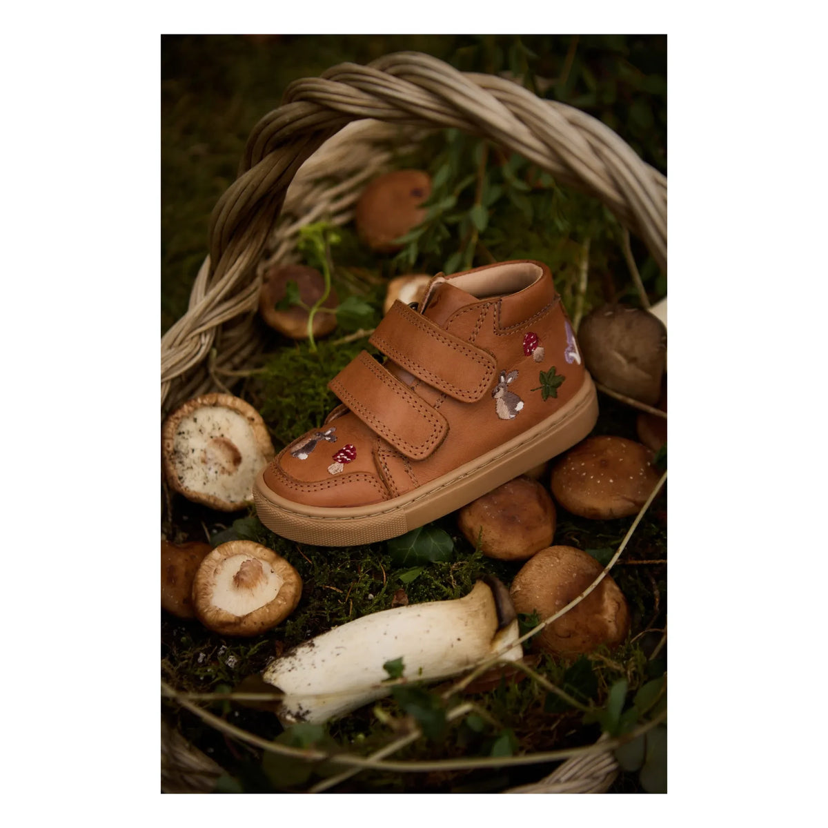 Petit Nord - Woodland Scratch Sneakers - Unqua Collection | Cognac