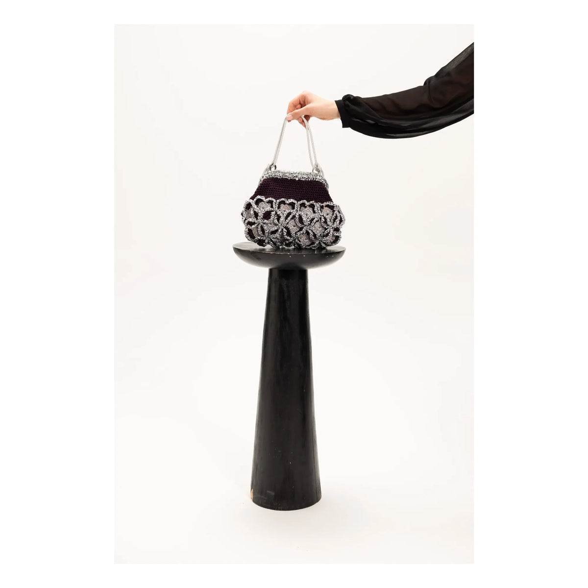 Nadia Dafri - Melike Clutch Bag | Burgundy