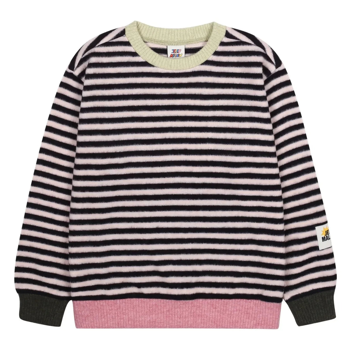 Jelly Mallow - Striped Sweater | Cream