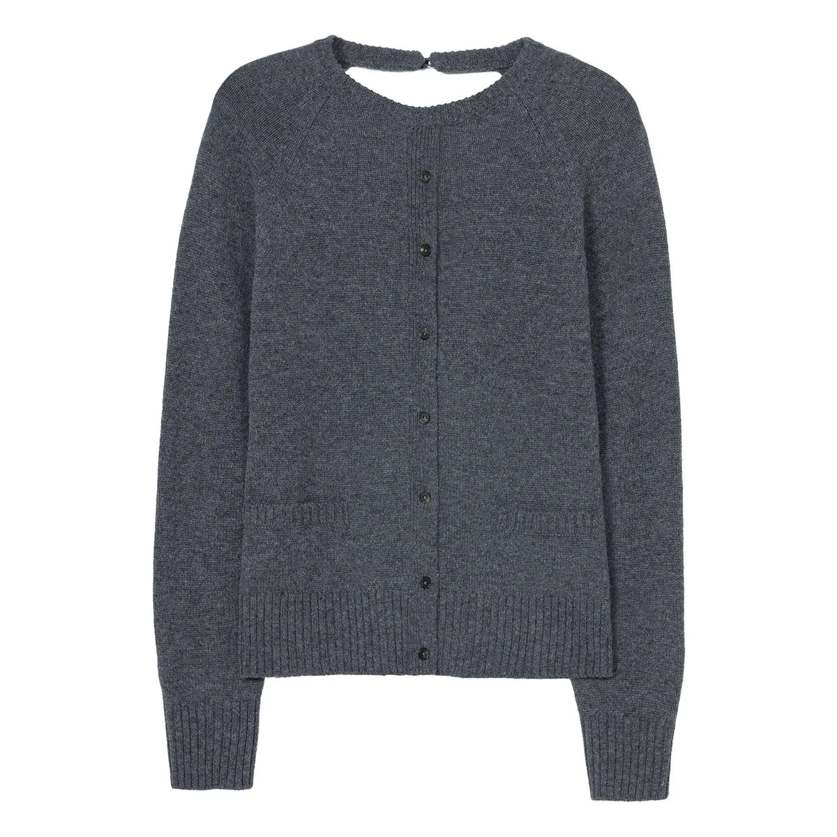 Cordera - Gray Merino Wool Turtleneck Sweater