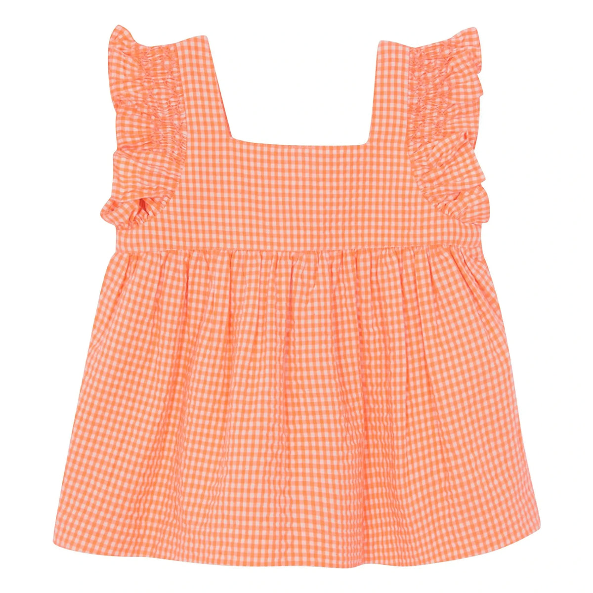 Bonton - Top Nelly Checkered | Coral