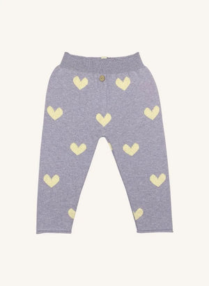 Bayiri - Amor Cœurs organic cotton pants | Lavender