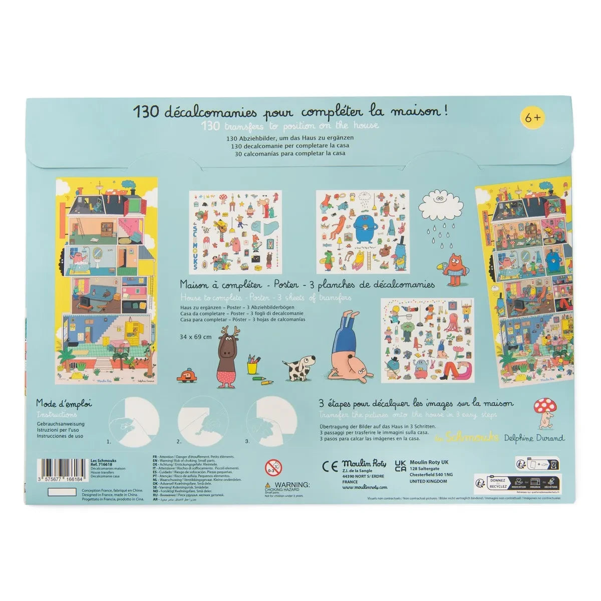 Moulin Roty - Les Schmoucks DIY Stickers