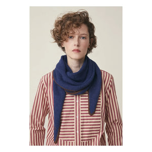 Moismont - Elly Shawl No. 218: Alpaca and Cotton | Royal Blue
