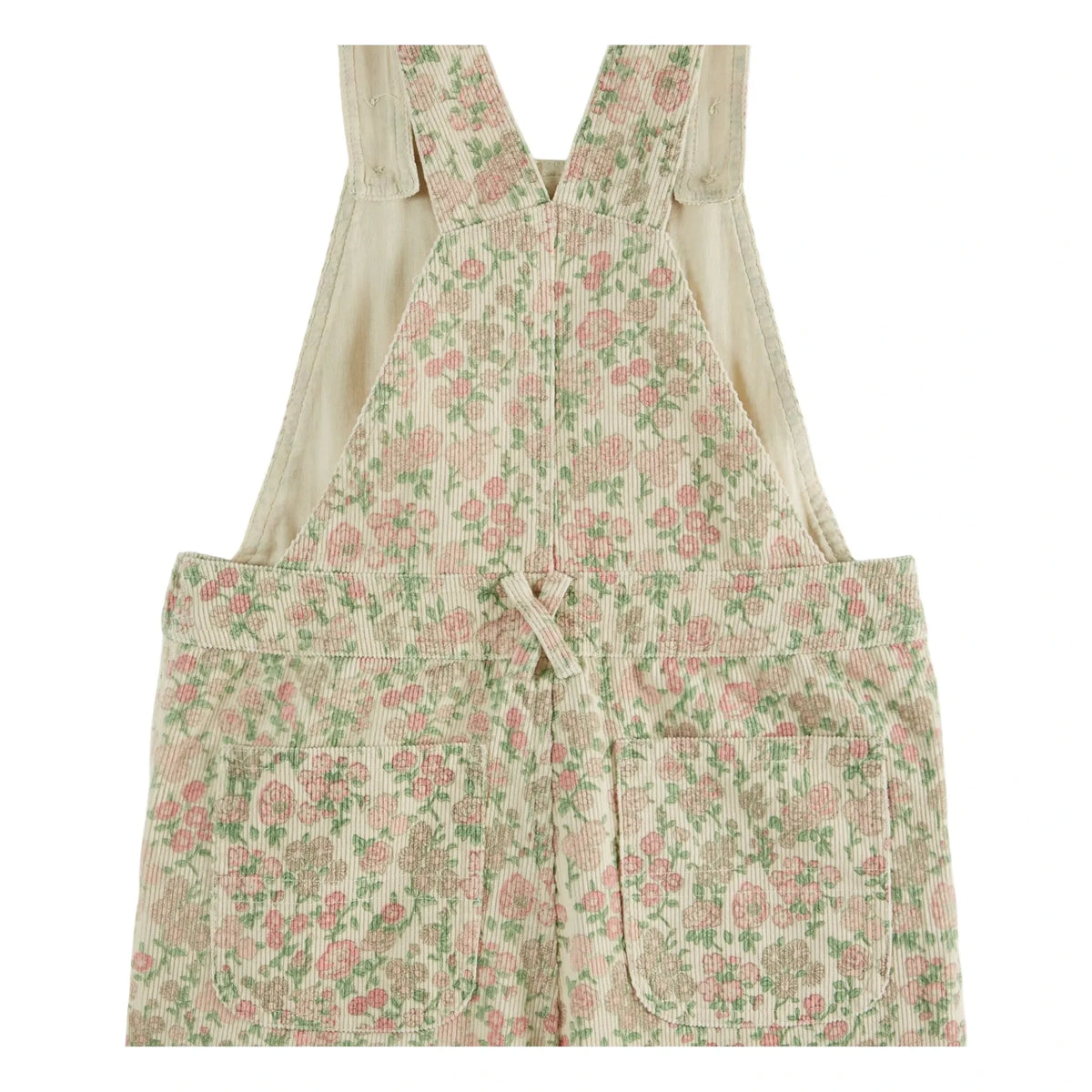Emile et Ida - Floral Velvet Romper | Beige