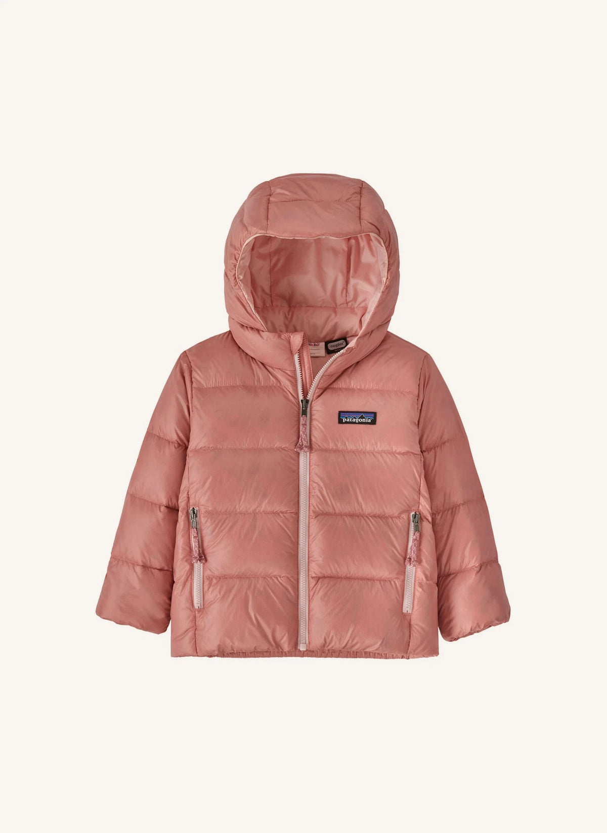 Patagonia - Recycled Goose Down Hooded Puffer Jacket | Pink