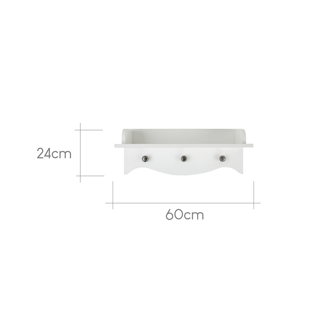 CuddleCo Clara Shelf - White-Shelves-White- | Natural Baby Shower