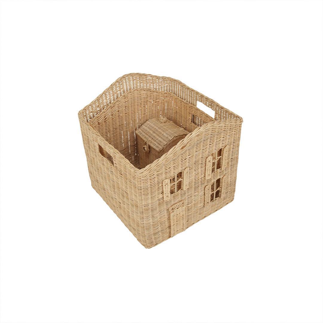 CuddleCo Country Cottage Storage Baskets - Set of 3 - Natural-Storage Baskets-Natural-One Size | Natural Baby Shower