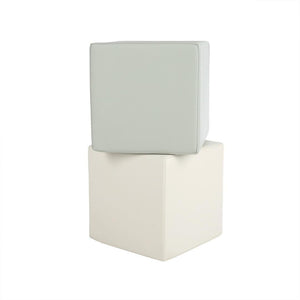 CuddleCo Soft Play Cubes 2pc - Sea Salt/Pebble-Soft Play-Salt/Pebble- | Natural Baby Shower