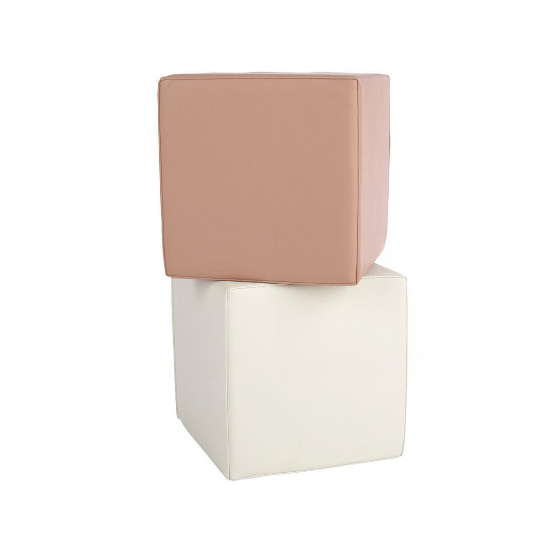 CuddleCo Soft Play Cubes 2pc - Tuscany/Pebble-Soft Play-Tuscany/Pebble- | Natural Baby Shower