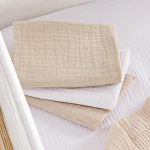 CuddleCo Universal Crib/ Co Sleeper Bedding Set - Cashmere Waffle-Bedding Sets-Cashmere Waffle-Crib | Natural Baby Shower