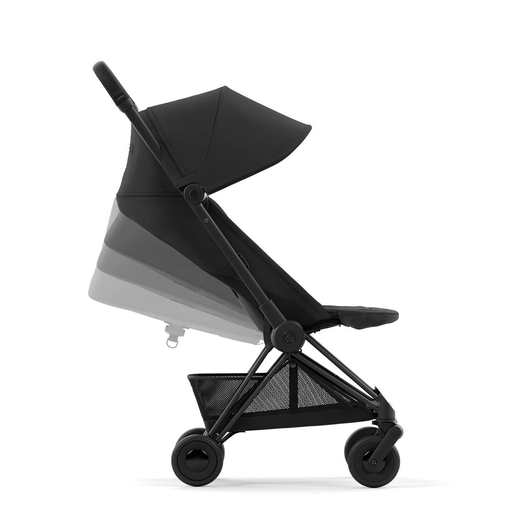 CYBEX Coya Compact Stroller - Sepia Black-Strollers-Sepia Black/Matt Black- | Natural Baby Shower