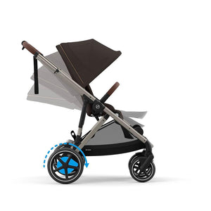 CYBEX eGazelle S Pushchair - Chocolate Brown-Strollers-Chocolate Brown- | Natural Baby Shower