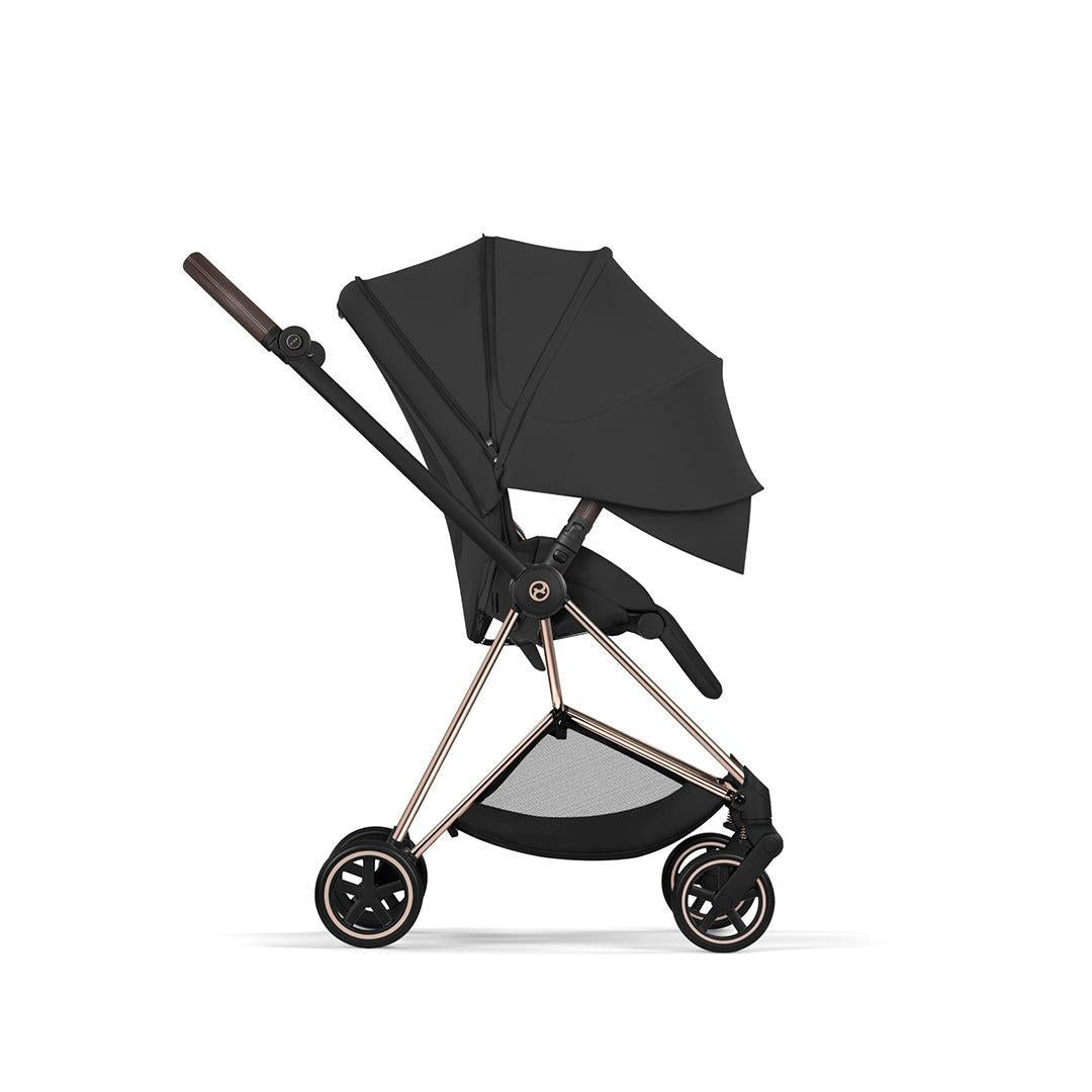 CYBEX Mios Comfort Pushchair & Foldable Carrycot - Sepia Black/Rose Gold-Strollers-Sepia Black/Rose Gold- | Natural Baby Shower