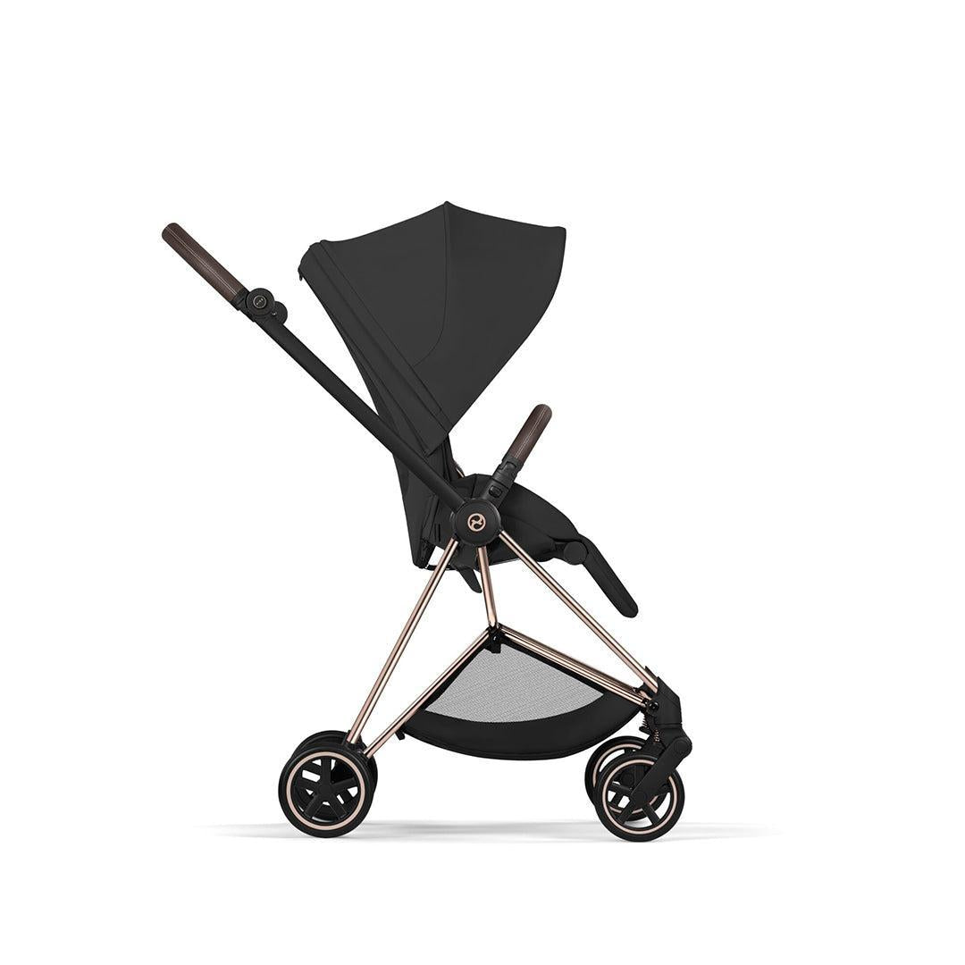 CYBEX Mios Comfort Pushchair & Foldable Carrycot - Sepia Black/Rose Gold-Strollers-Sepia Black/Rose Gold- | Natural Baby Shower