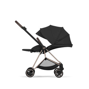 CYBEX Mios Comfort Pushchair & Foldable Carrycot - Sepia Black/Rose Gold-Strollers-Sepia Black/Rose Gold- | Natural Baby Shower