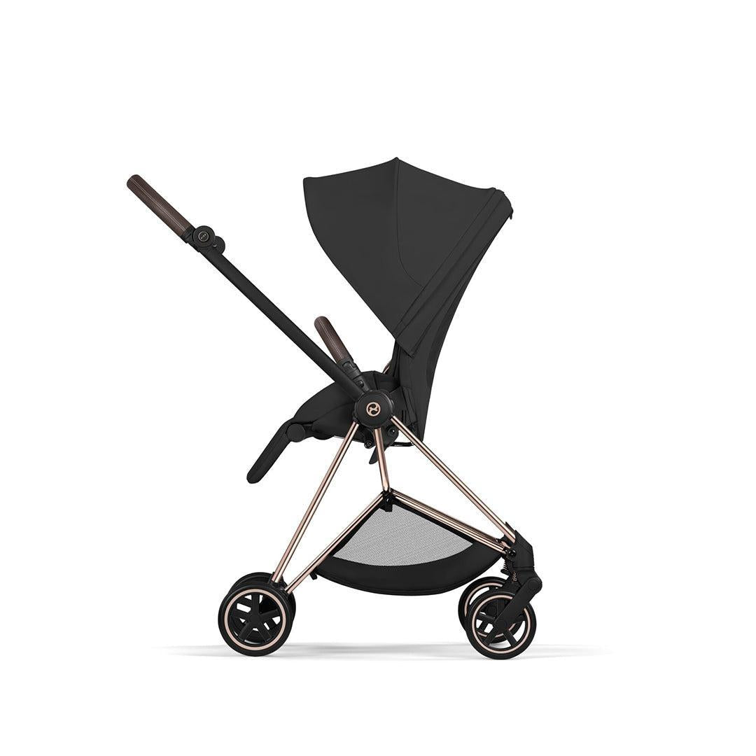 CYBEX Mios Comfort Pushchair & Foldable Carrycot - Sepia Black/Rose Gold-Strollers-Sepia Black/Rose Gold- | Natural Baby Shower