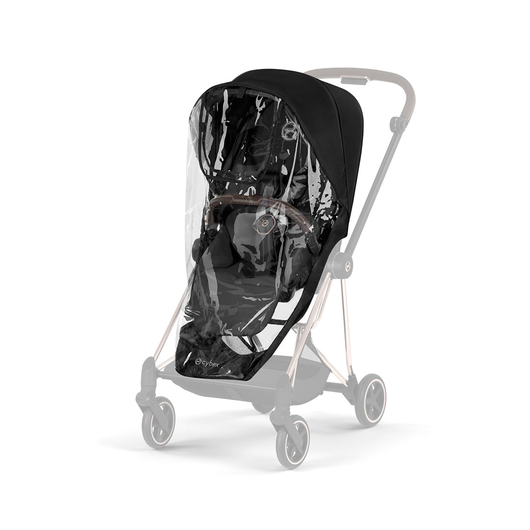 CYBEX Mios Comfort Pushchair & Foldable Carrycot - Sepia Black/Rose Gold-Strollers-Sepia Black/Rose Gold- | Natural Baby Shower