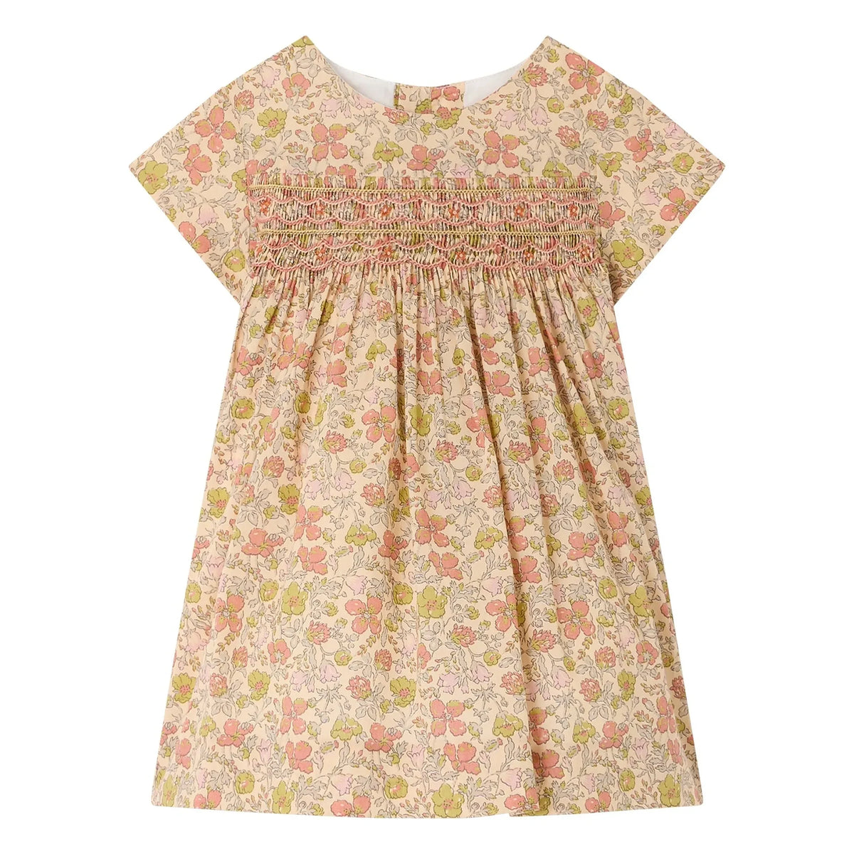 Bonpoint - Maruska Fleurie Organic Cotton Dress | Ecru