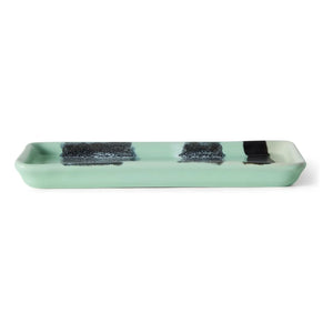 HKliving - Rive Ceramic Serving Plate | Blue