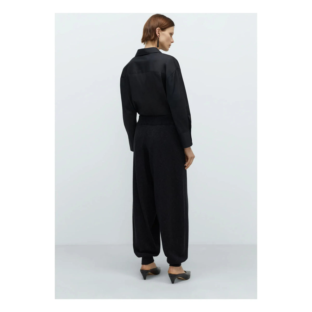 Cordera - Chiné Pants | Charcoal Grey