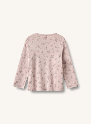 Wheat - Mila Fleuri Organic Cotton Pajamas | Powder Pink