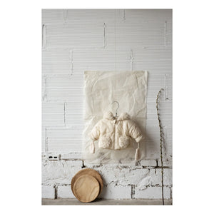 1+ in the family - Half Wool Merino Gloves | Ecru
