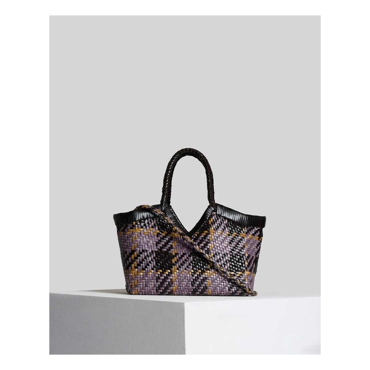 Vipera - Monet Madras Leather Bag | Blue