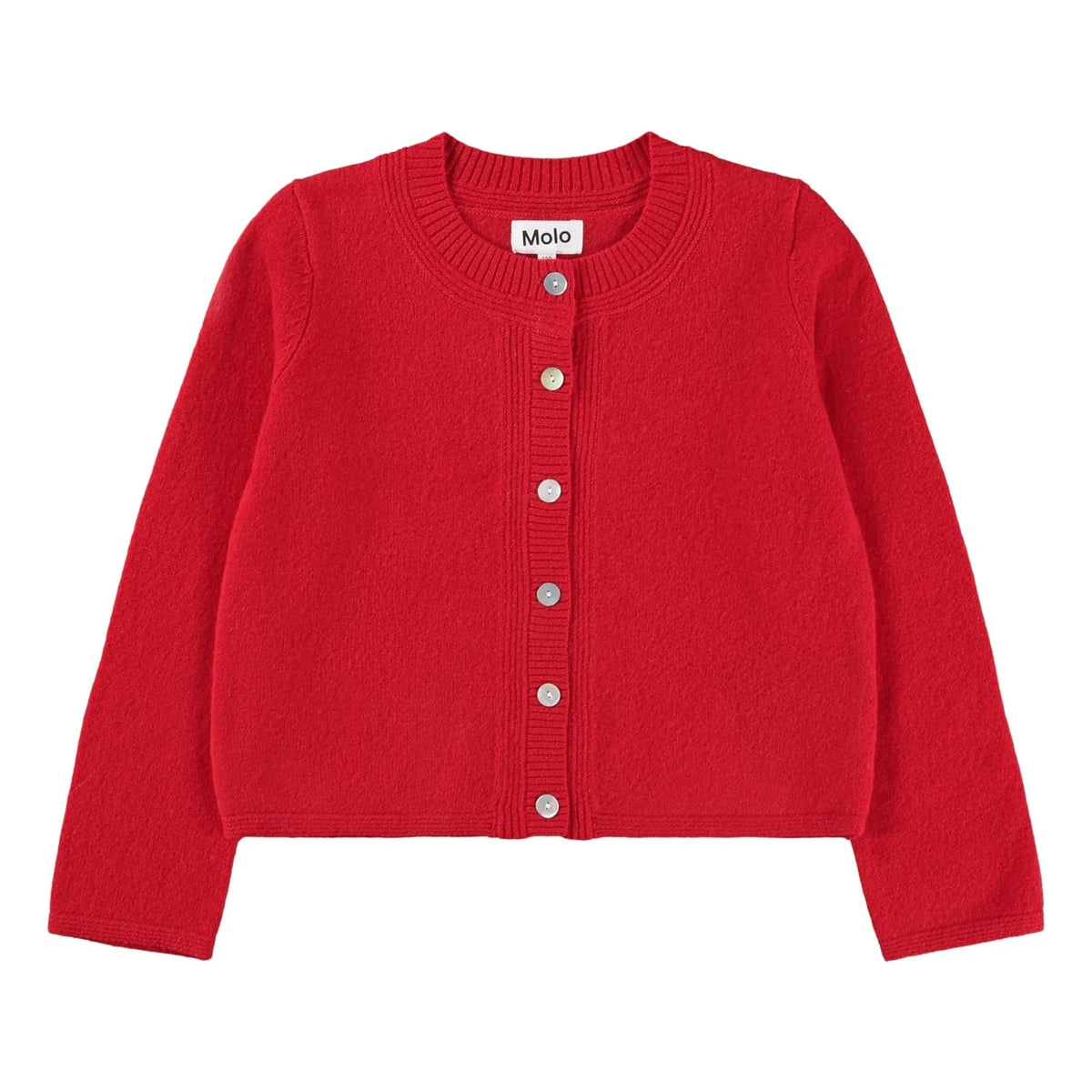 Molo - Giovanna Wool Cardigan | Red