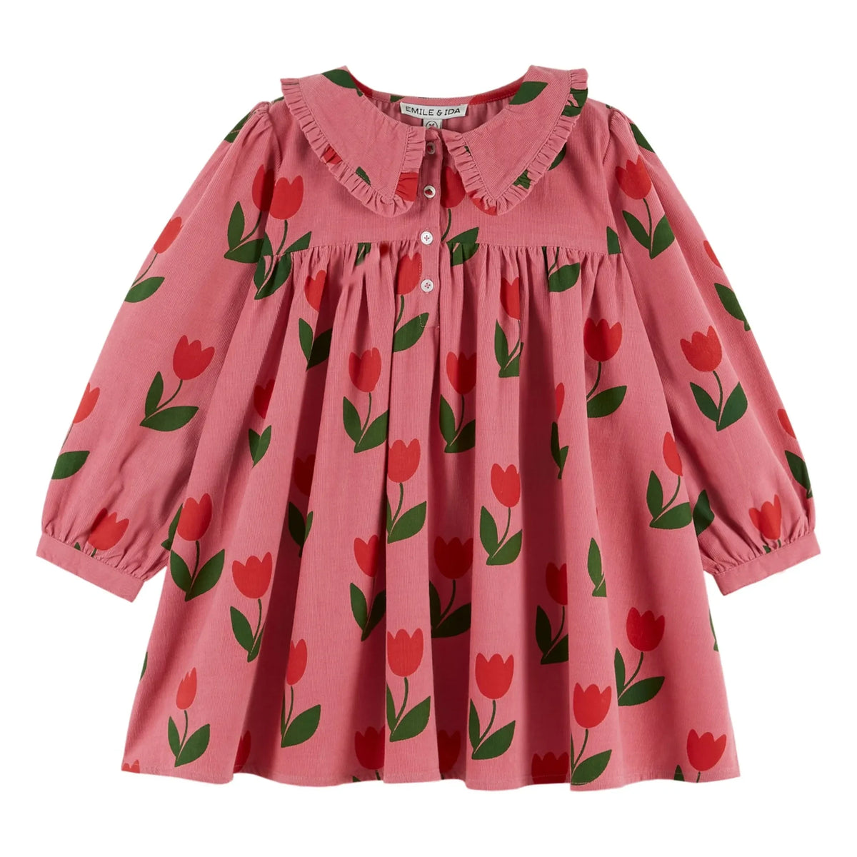 Emile et Ida - Ample Tulip Dress | Pink