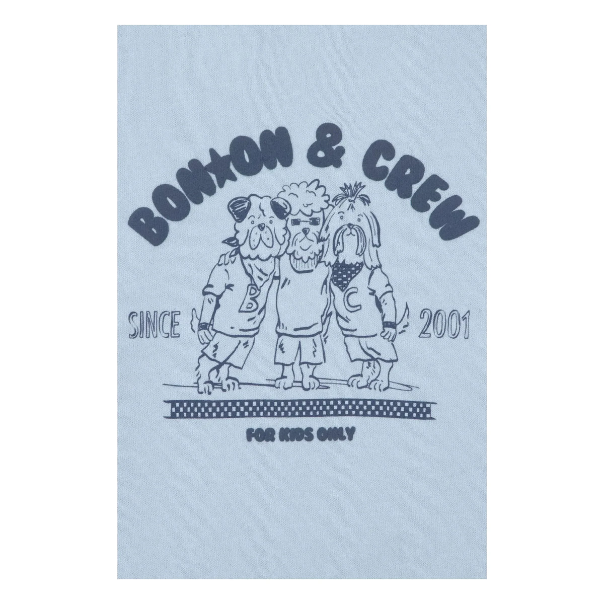 Bonton - Laurel Crew Neck T-Shirt | Light Blue