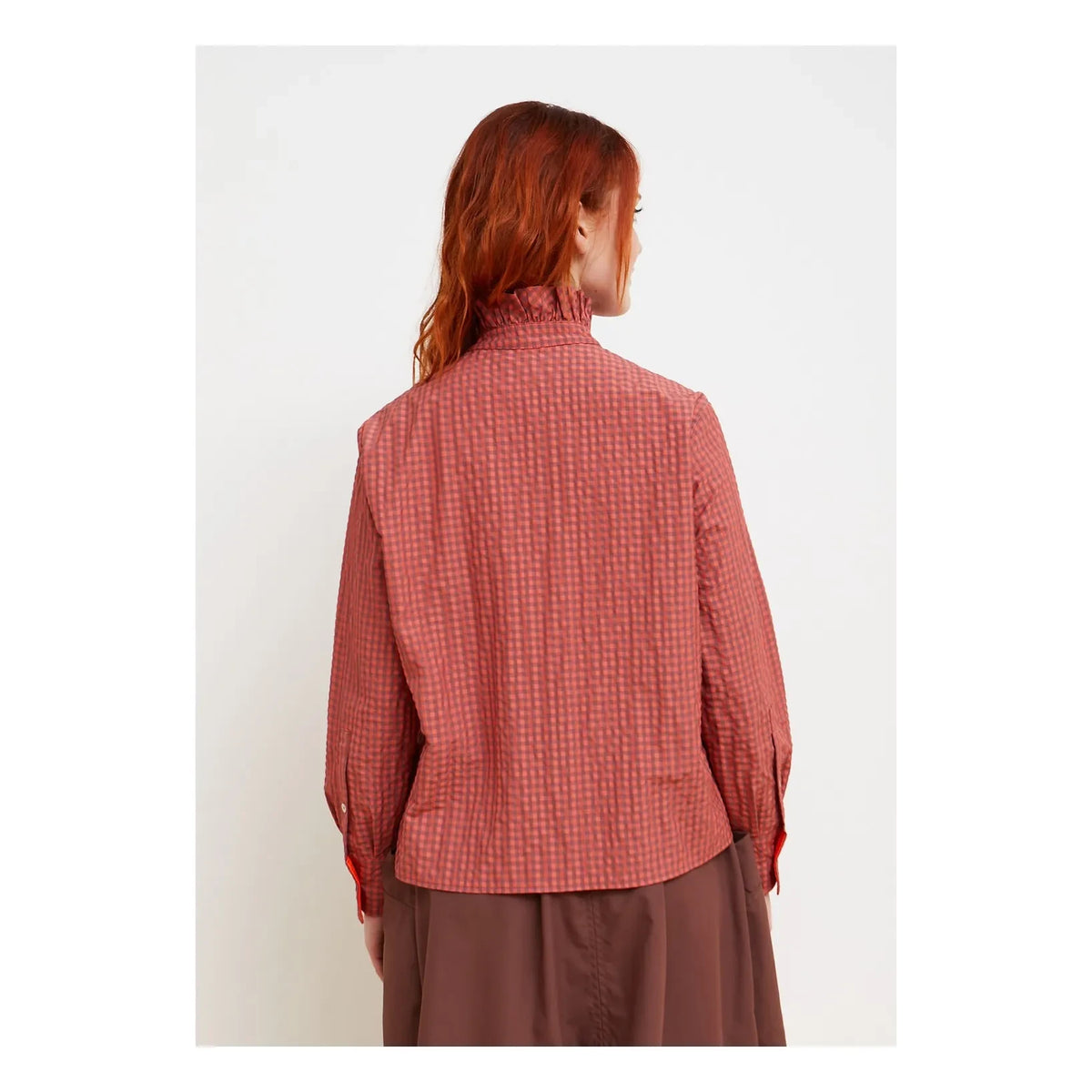Dr Bloom - Pepsi Vichy Blouse | Coral