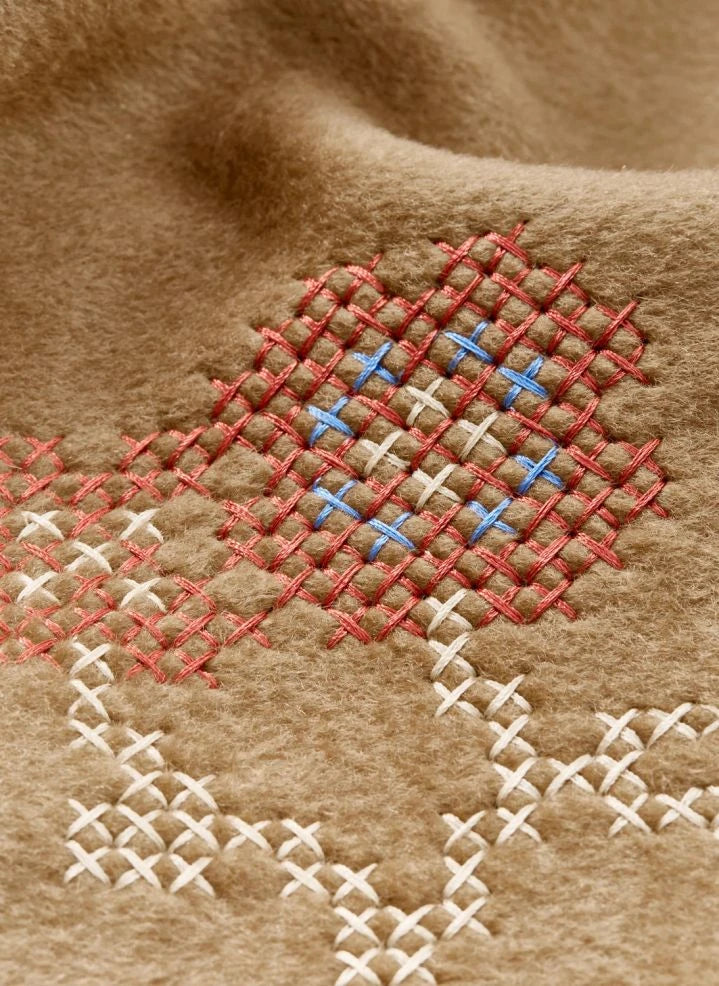 Becksöndergaard - Flotile Wool Triangle Shawl | Brown