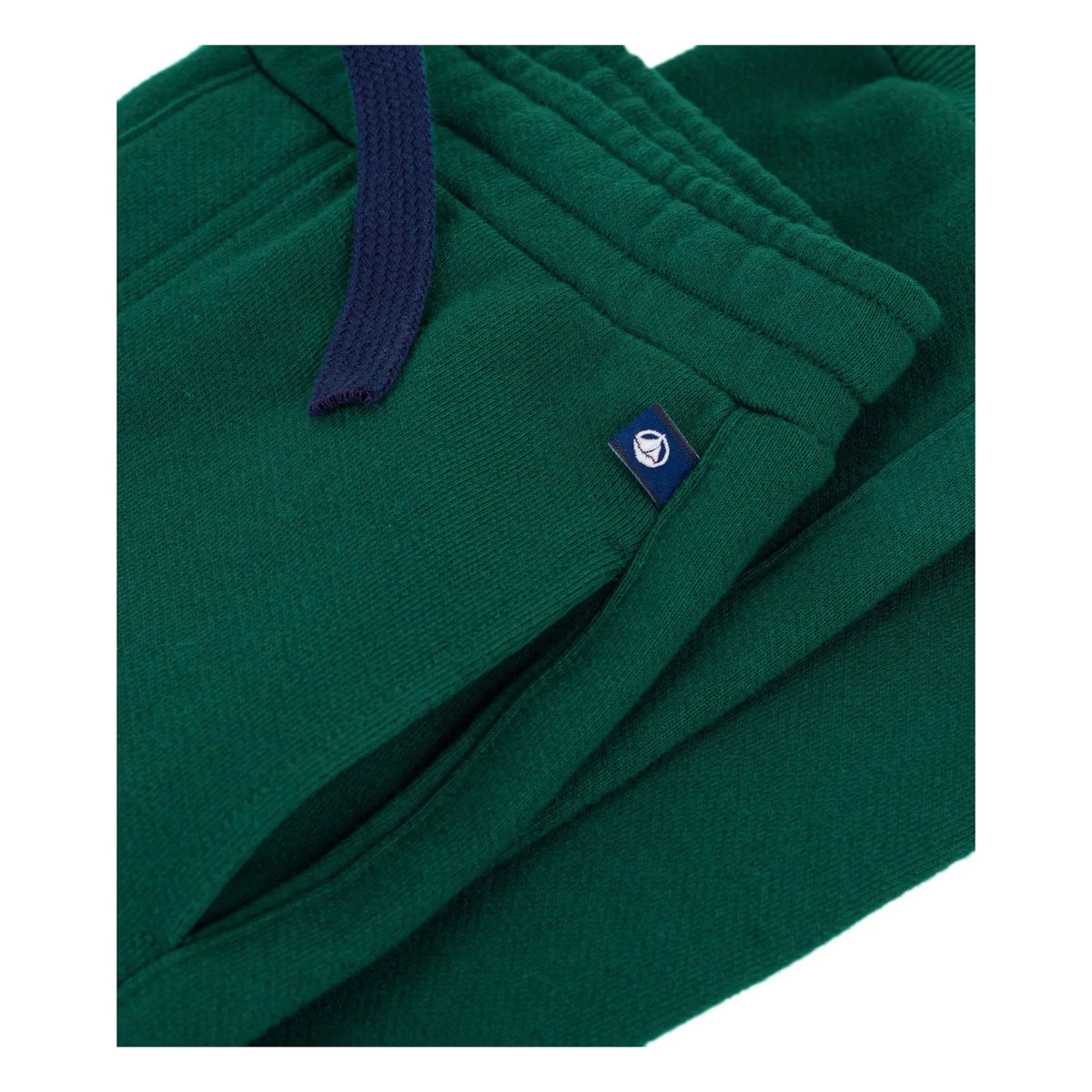 Petit Bateau - Organic cotton jogger pants | Forest Green