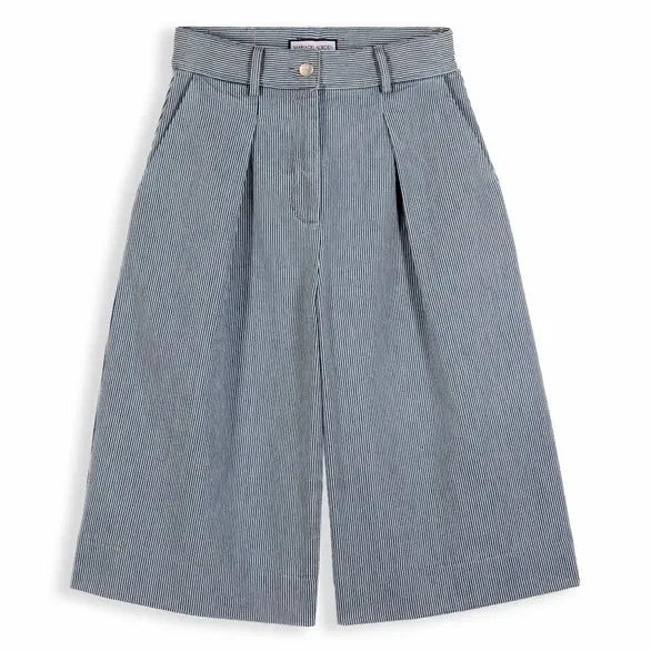Maria de la Orden - Spencer Cotton Bermuda Shorts | Blue