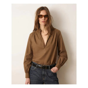 Laurence Bras - Juulivo Cotton Blouse | Brown