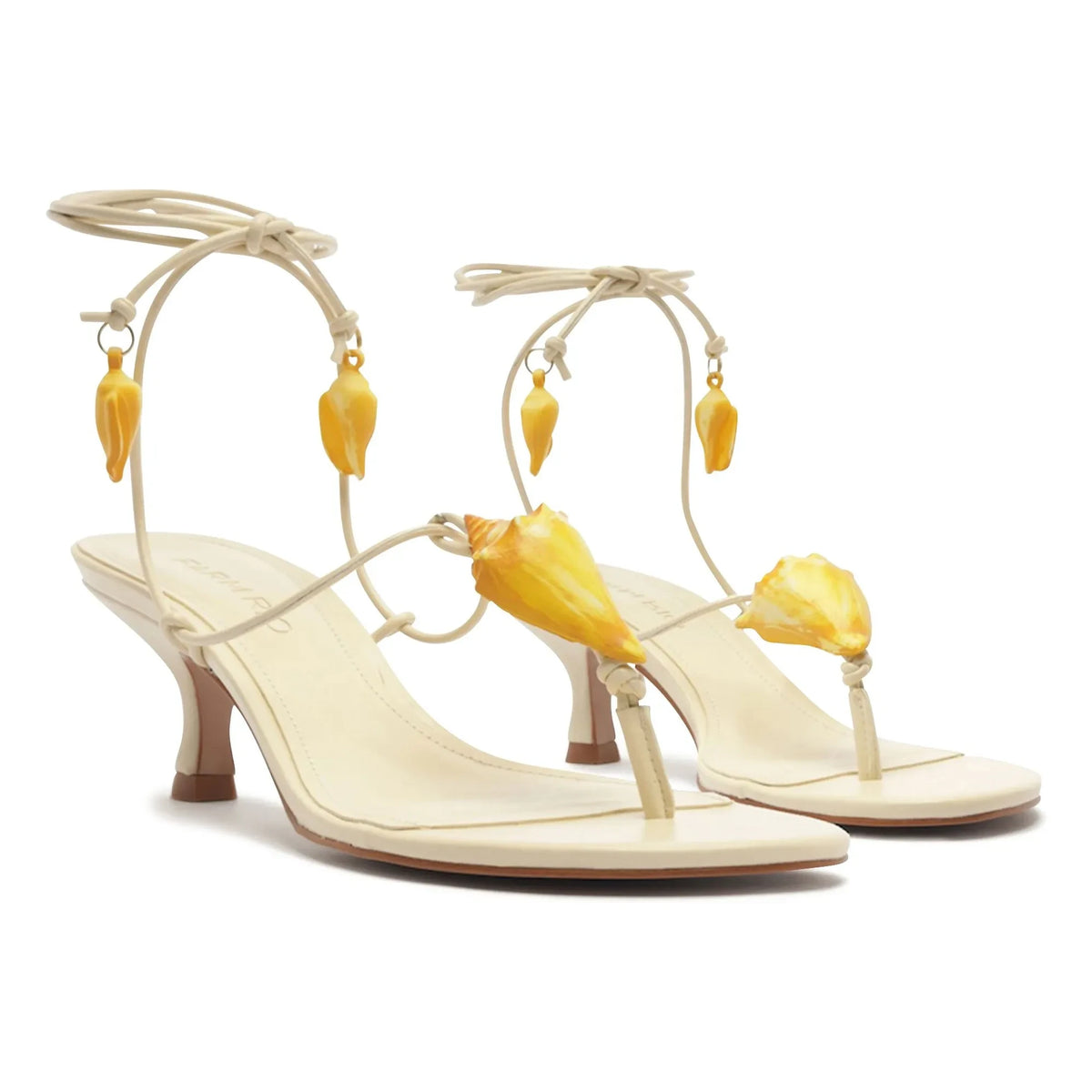 Farm Rio - Shell Sandals | Ivory