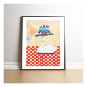 Atelier Mave - Swan Cake Poster