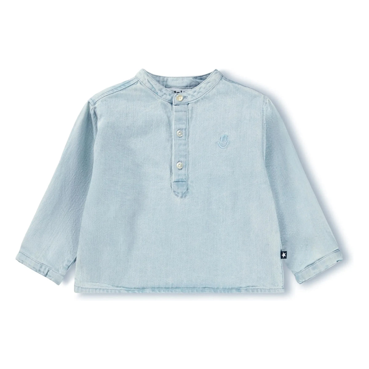 Molo - Enoz Denim Organic Cotton Shirt | Indigo Blue