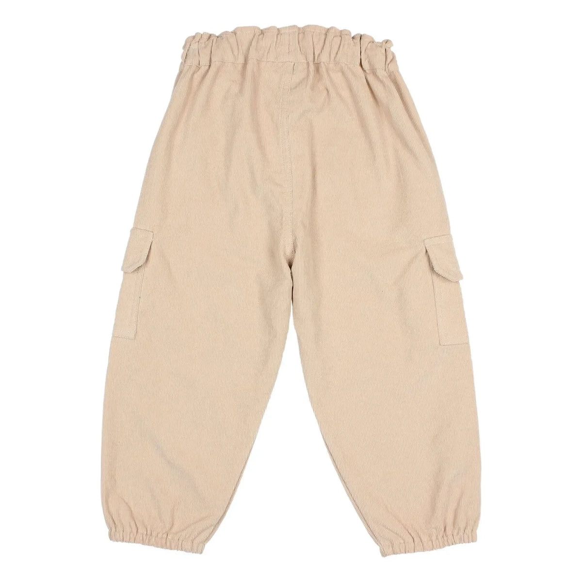 Búho - Soft Velours Organic Cotton Cargo Pants | Sand