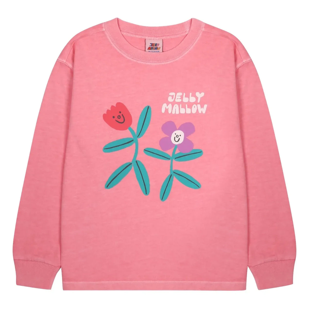 Jelly Mallow - Floral T-Shirt | Pink