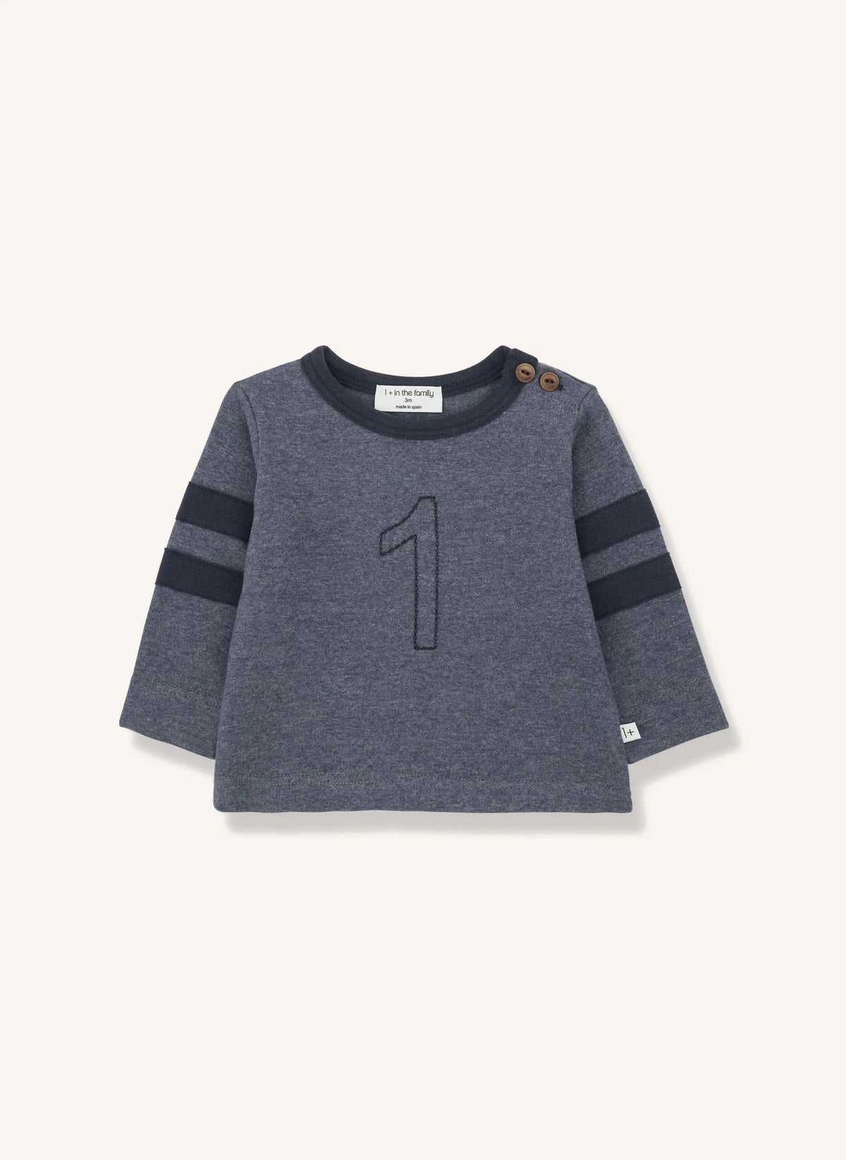 1+ in the family - Franz T-shirt | Alacalı Mavi