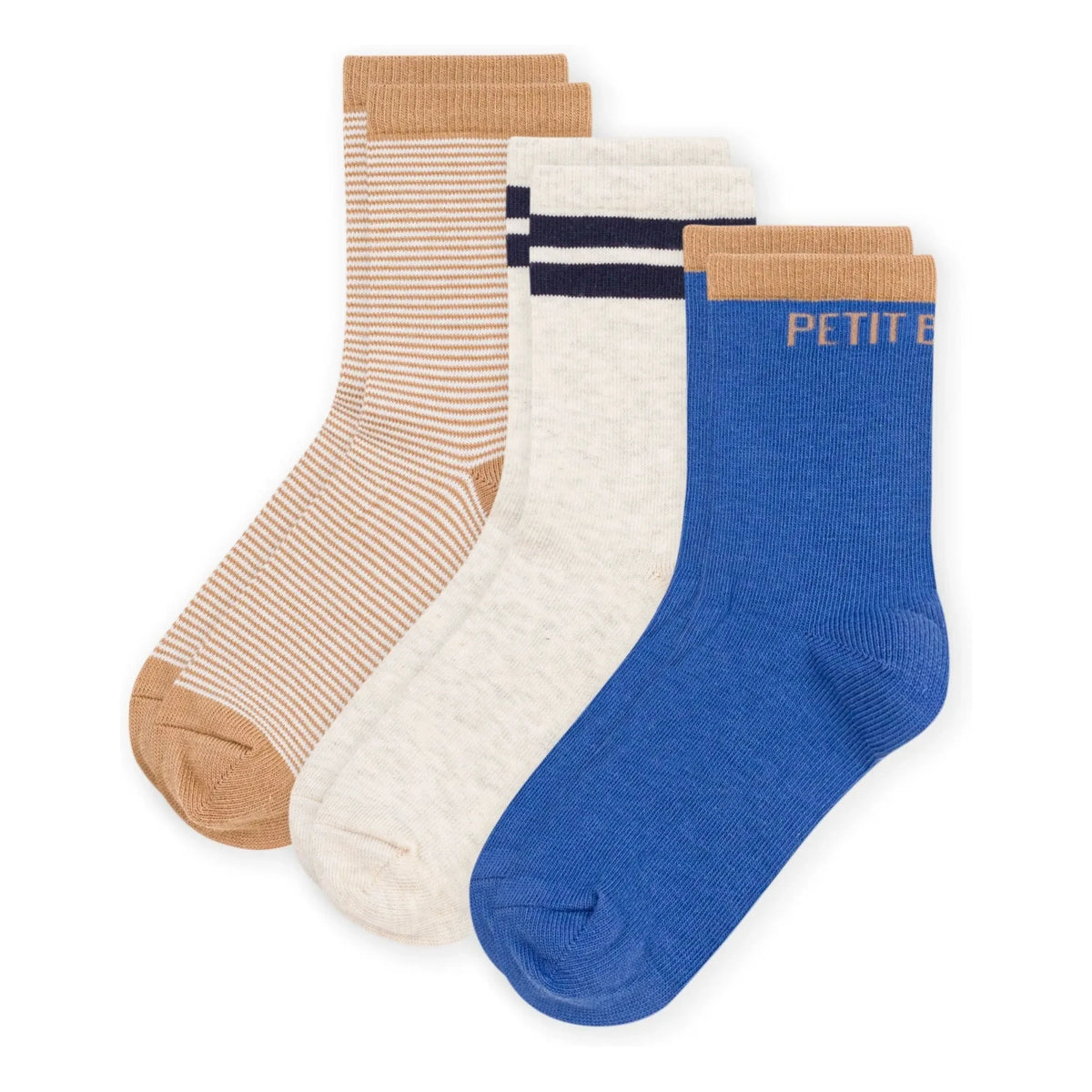 Petit Bateau - Petit Bateau Socks 3-Pair Set | Blue