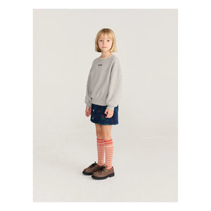 Bobo Choses - Mushroom Sweatshirt Organic Cotton | Heather Grey